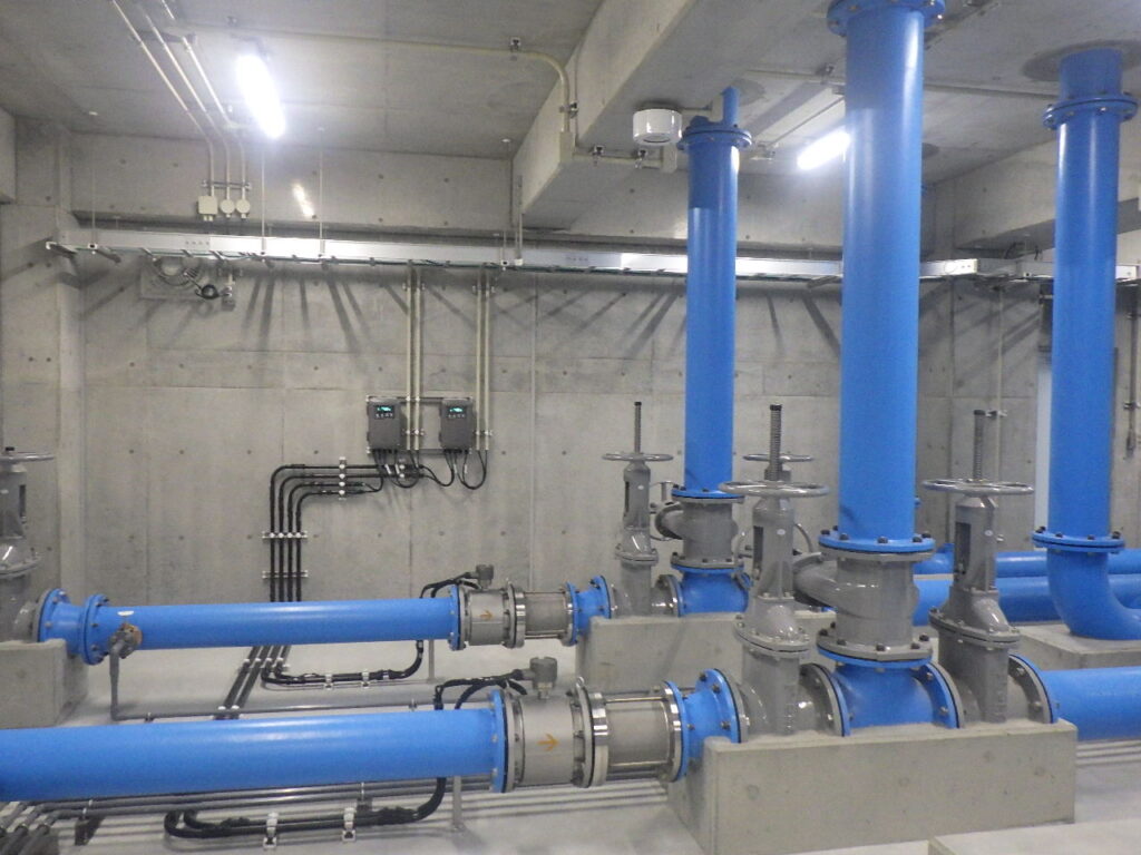 北部水源地 施工